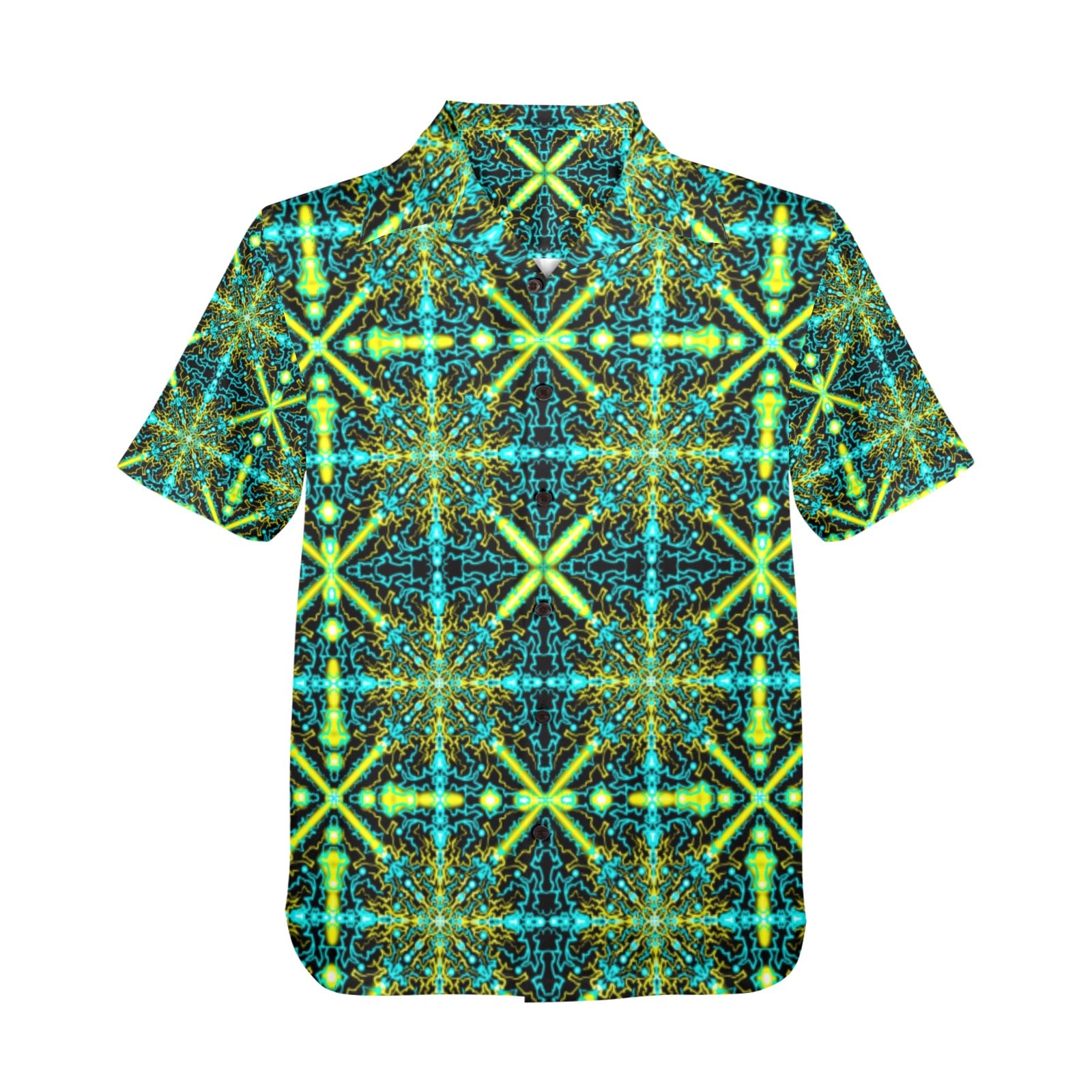 Men's All Over Print Hawaiian Shirt Made In USA Ships to USA Only