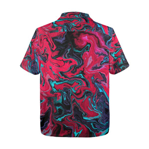 Men's All Over Print Hawaiian Shirt Made In USA Ships to USA Only
