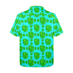Men's All Over Print Hawaiian Shirt Made In USA Ships to USA Only