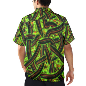 Men's All Over Print Hawaiian Shirt Made In USA Ships to USA Only