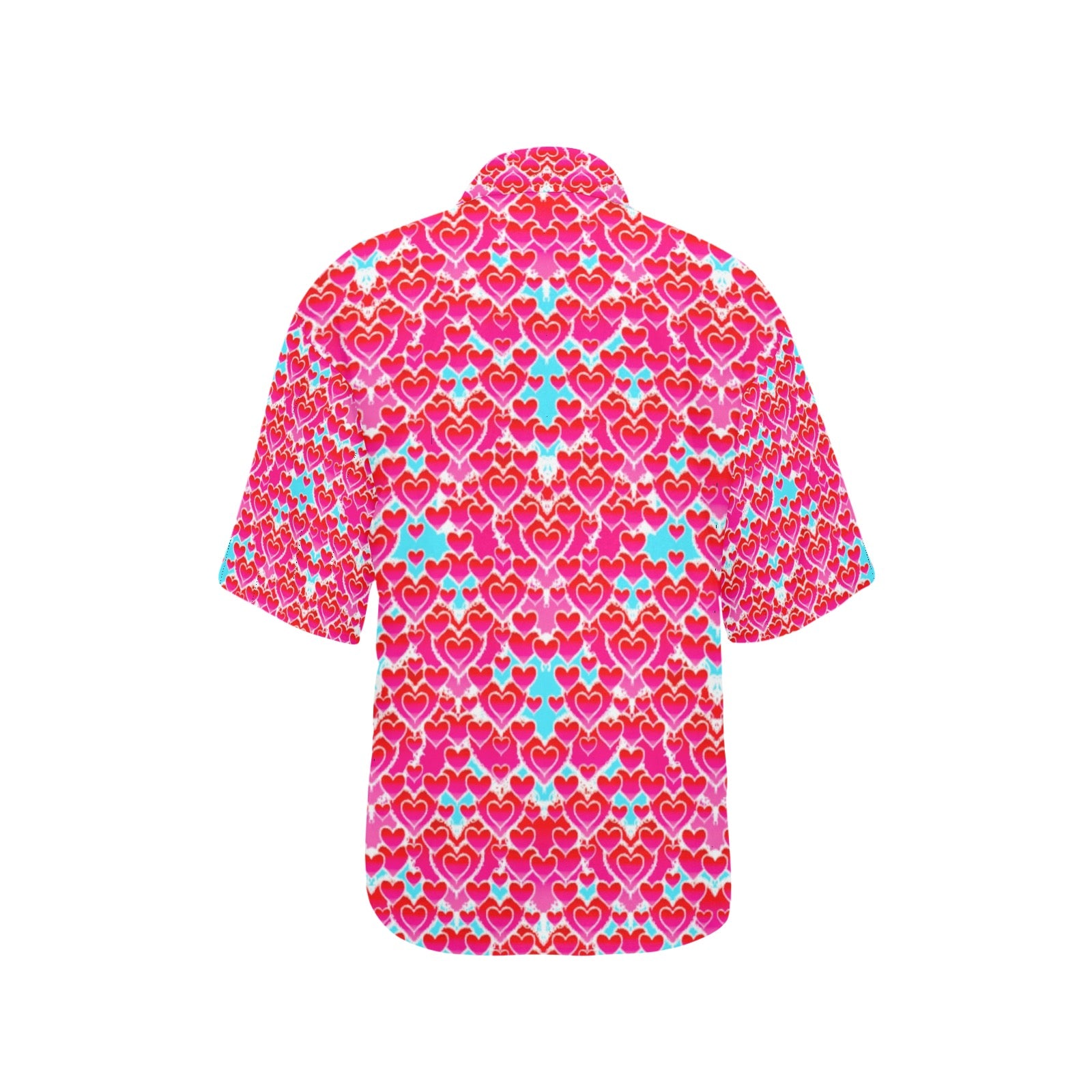All Over Print Hawaiian Shirt for Women (T58)