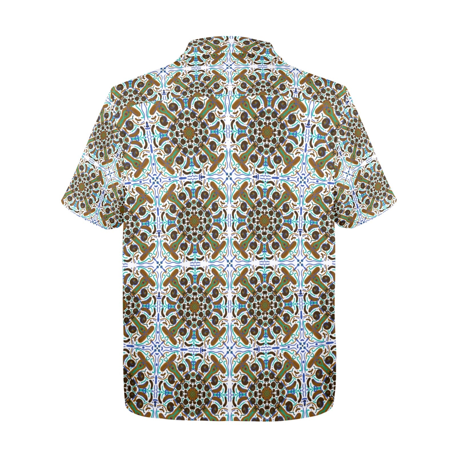 Men's All Over Print Hawaiian Shirt Made In USA Ships to USA Only