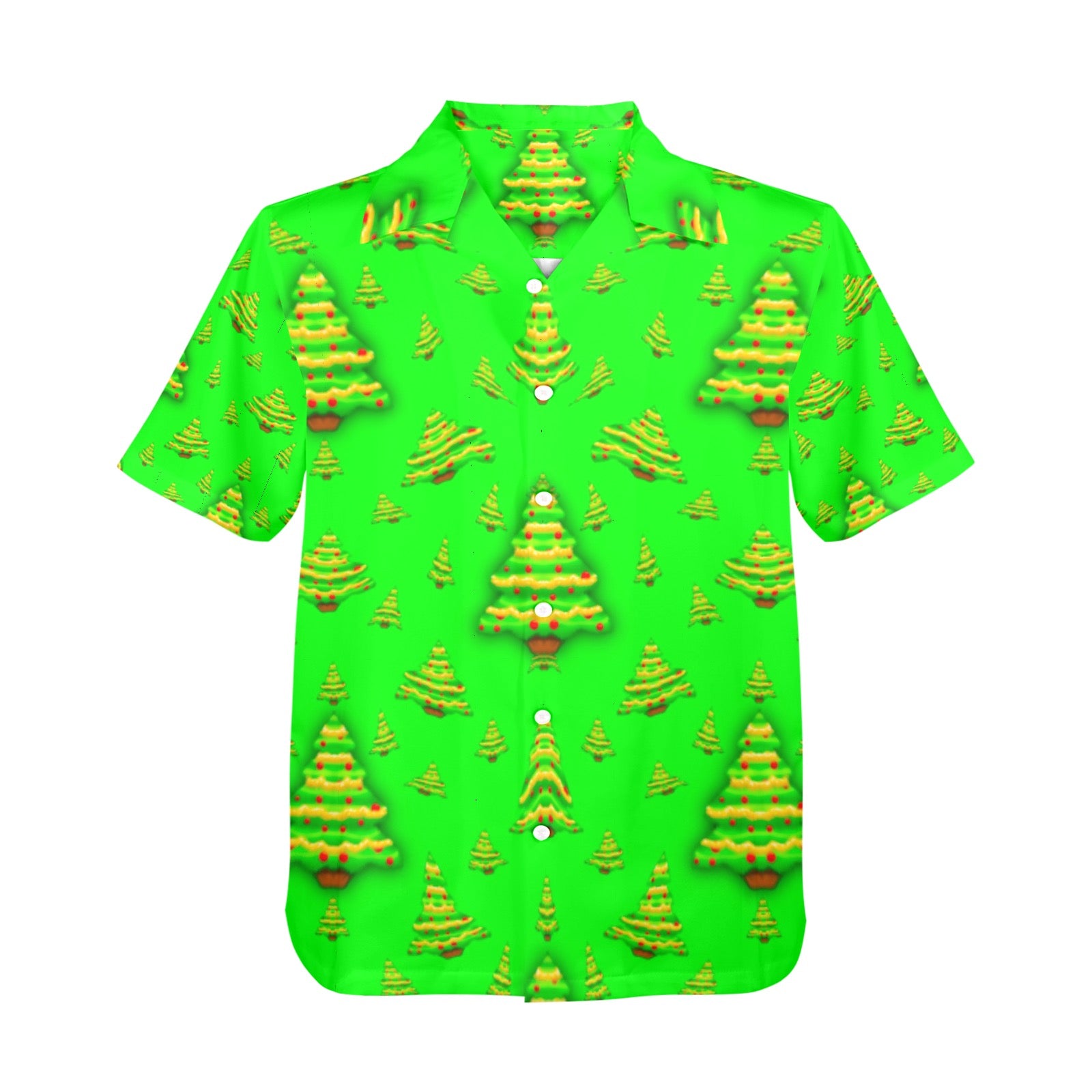 Men's All Over Print Hawaiian Shirt Made In USA Ships to USA Only