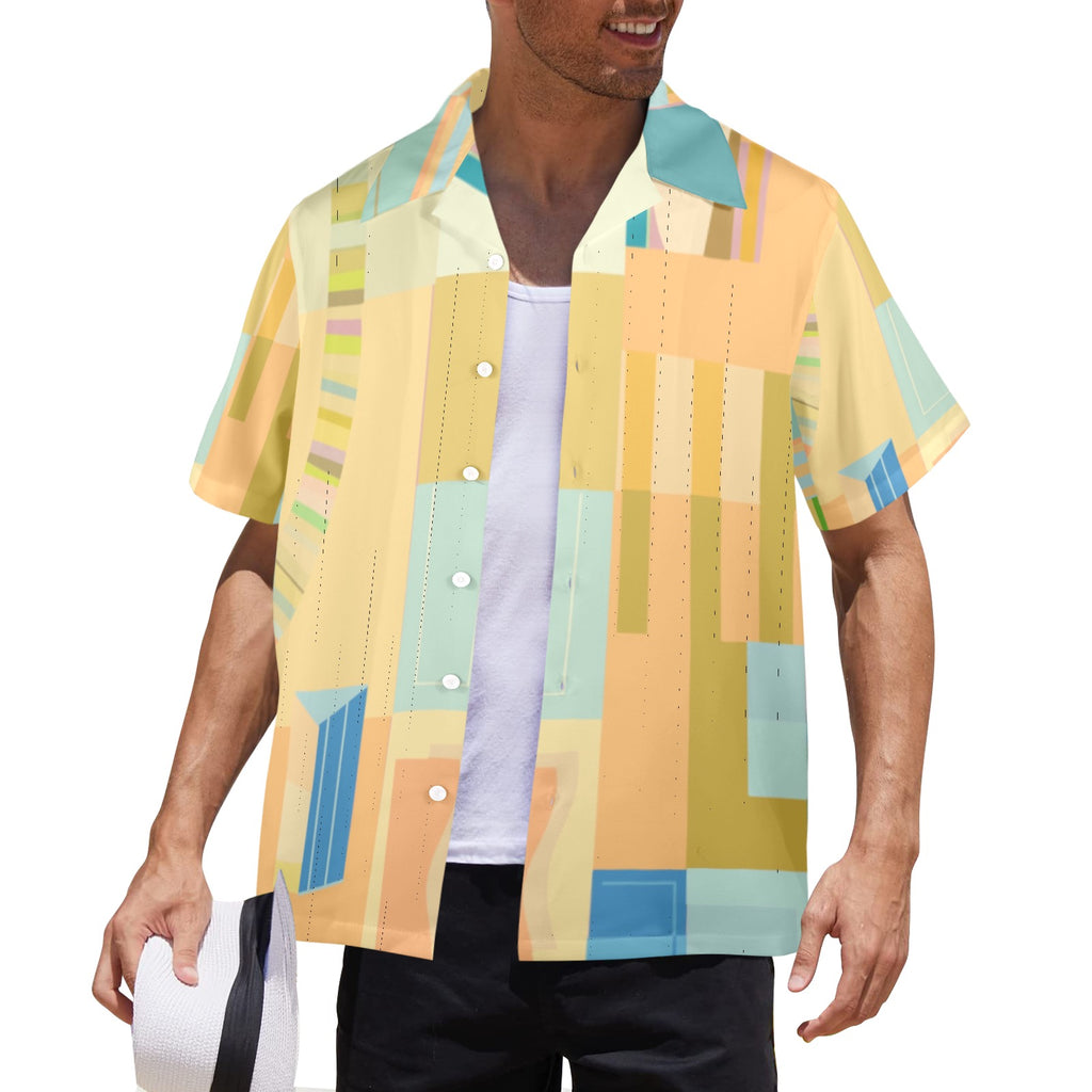 Men's All Over Print Hawaiian Shirt Made In USA Ships to USA Only