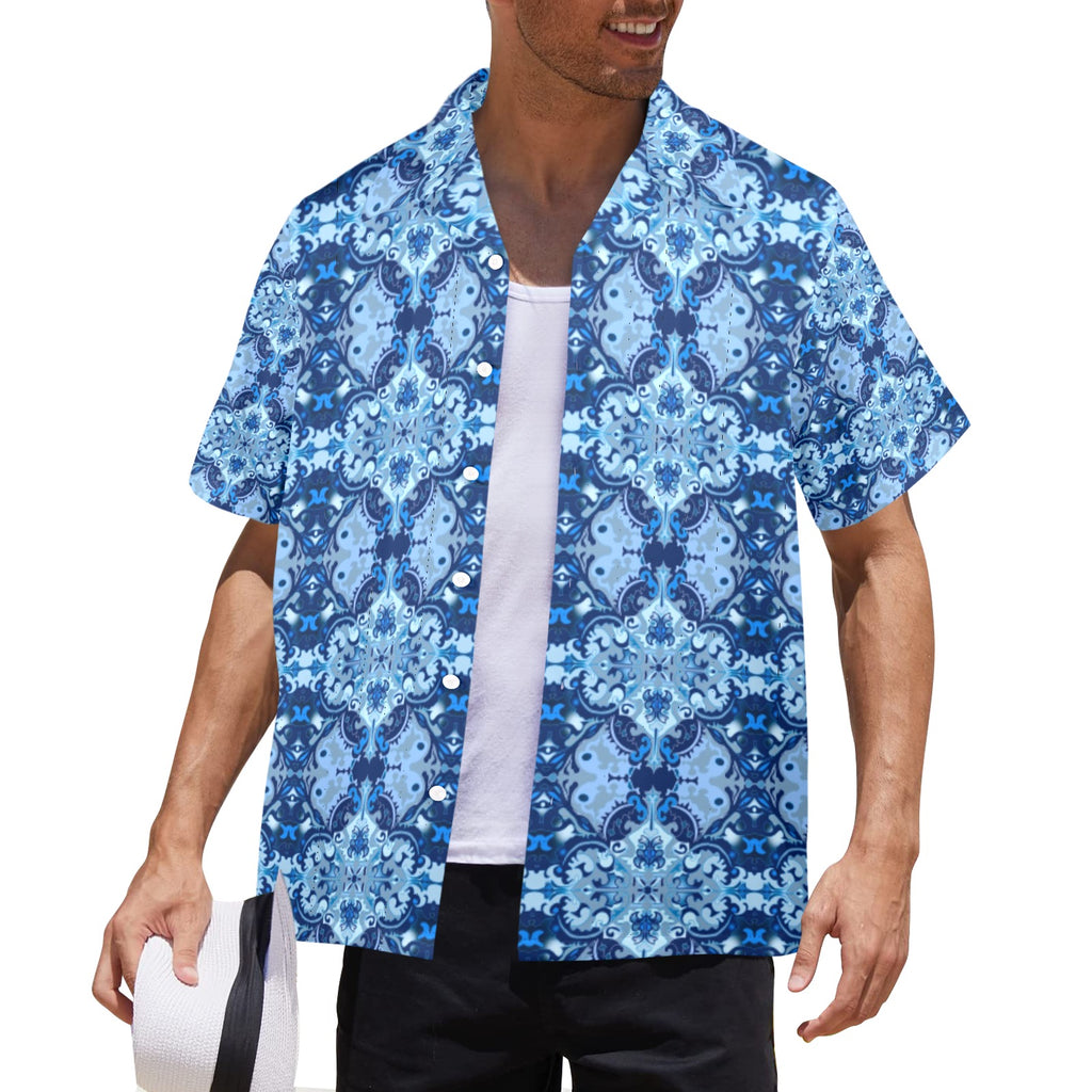 Men's All Over Print Hawaiian Shirt Made In USA Ships to USA Only updated