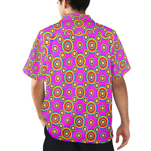 Men's All Over Print Hawaiian Shirt Made In USA Ships to USA Only