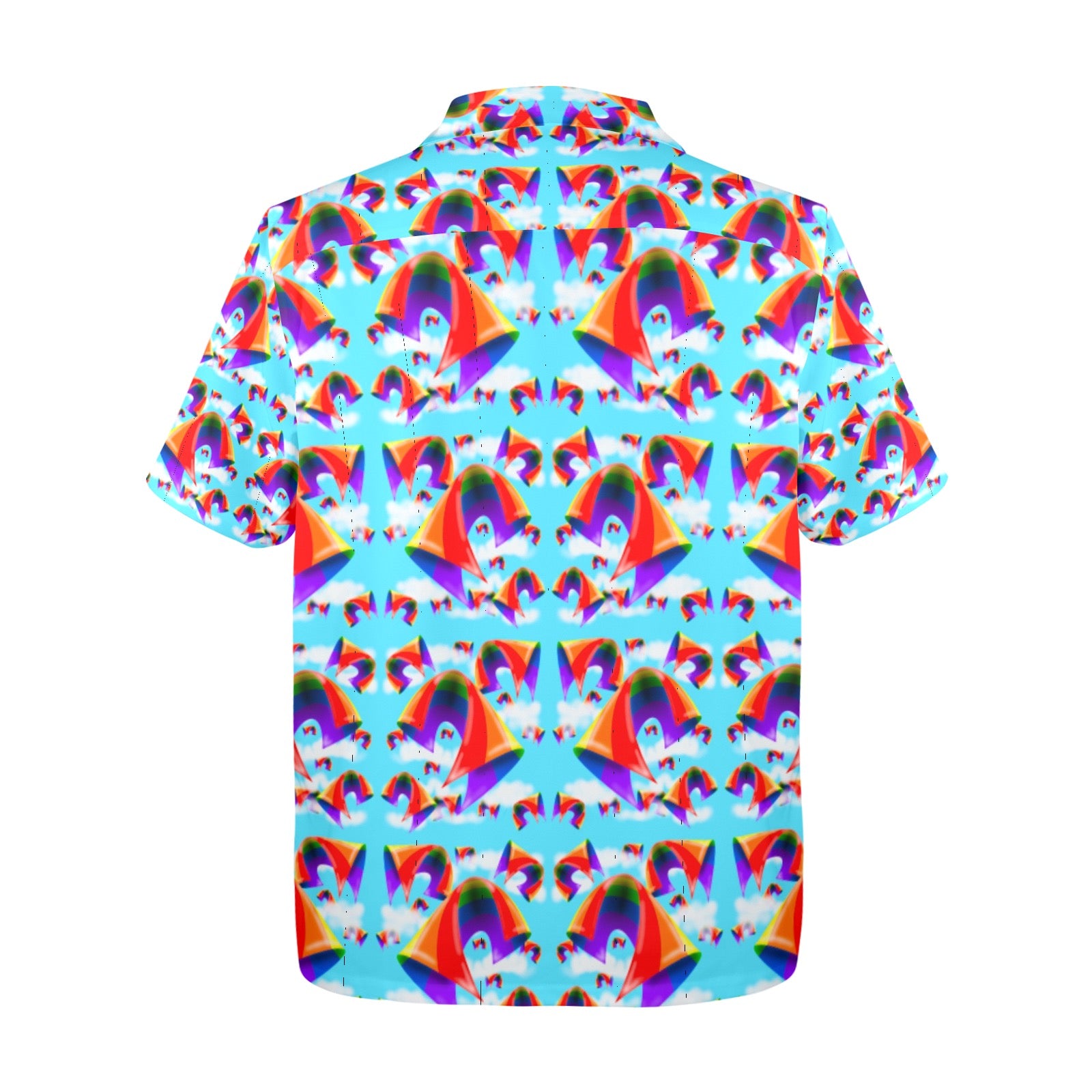 Men's All Over Print Hawaiian Shirt Made In USA Ships to USA Only