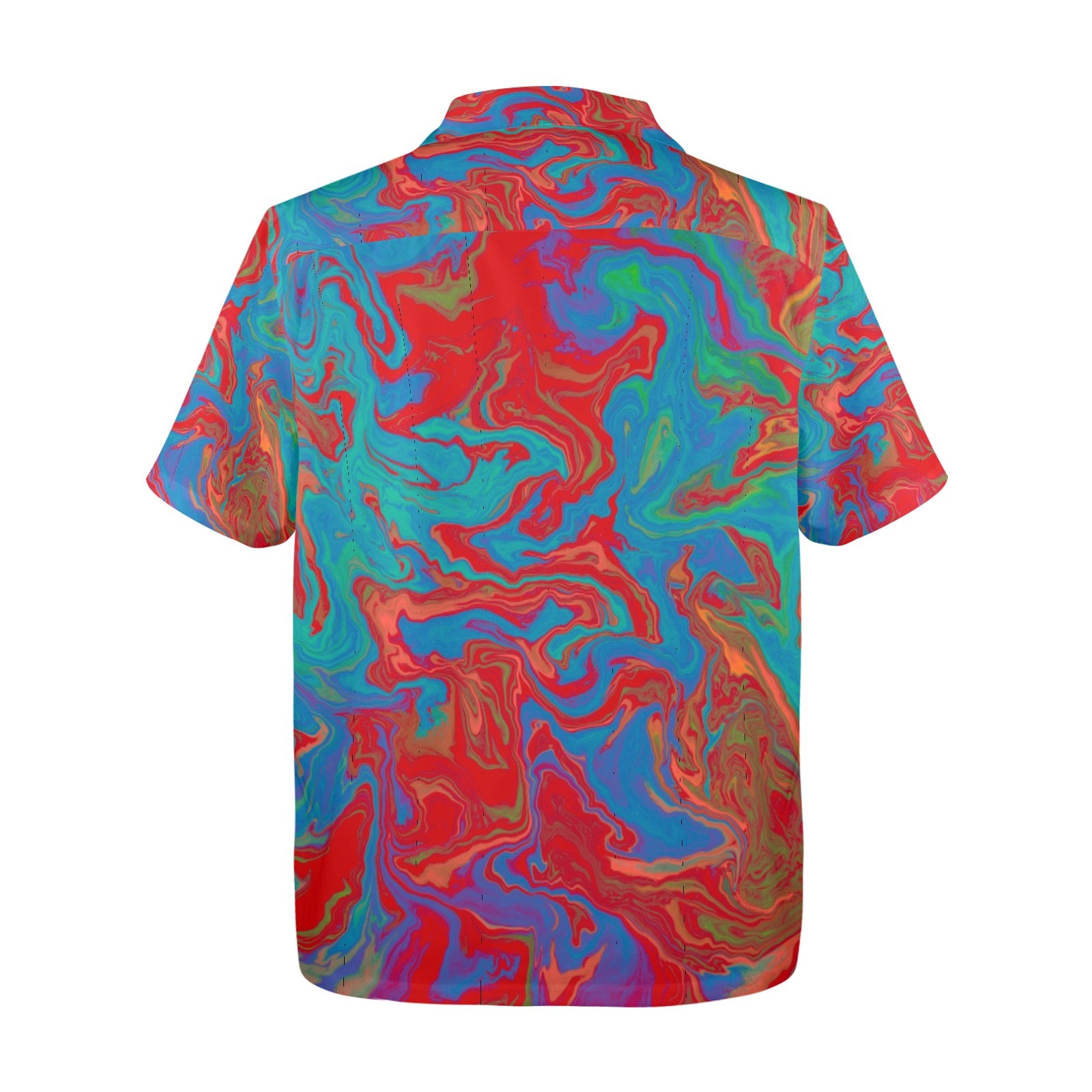Men's All Over Print Hawaiian Shirt Made In USA Ships to USA Only