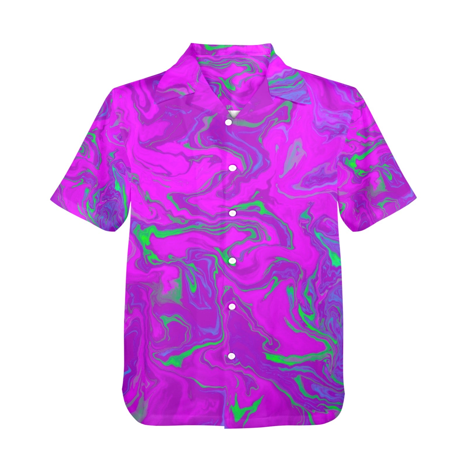 Men's All Over Print Hawaiian Shirt Made In USA Ships to USA Only