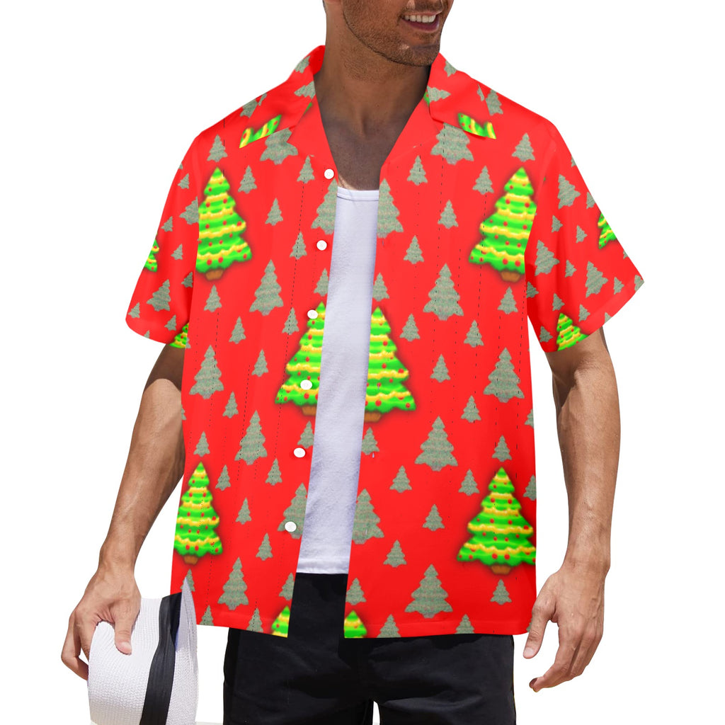 Men's All Over Print Hawaiian Shirt Made In USA Ships to USA Only
