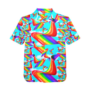 Men's All Over Print Hawaiian Shirt Made In USA Ships to USA Only
