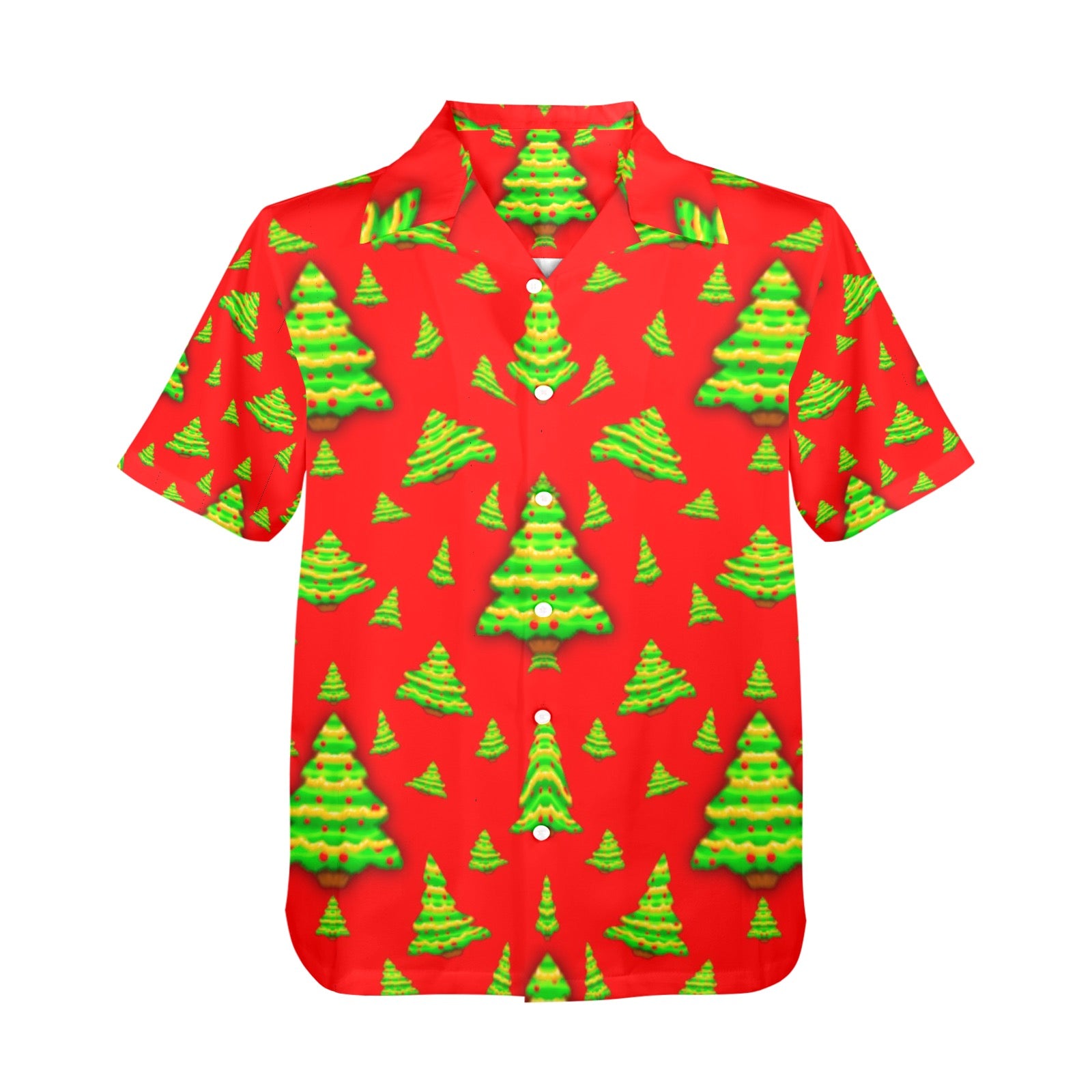 Men's All Over Print Hawaiian Shirt Made In USA Ships to USA Only