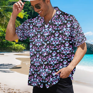 Men's All Over Print Hawaiian Shirt Made In USA Ships to USA Only
