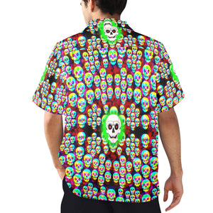 Men's All Over Print Hawaiian Shirt Made In USA Ships to USA Only