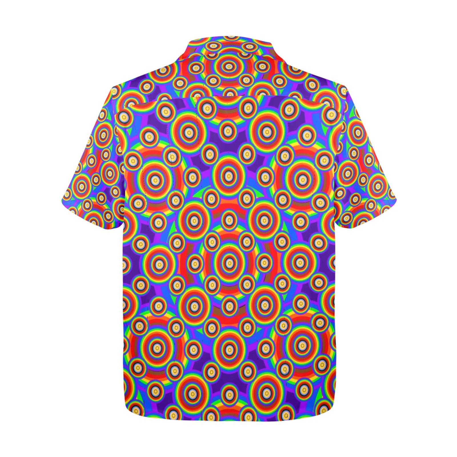 Men's All Over Print Hawaiian Shirt Made In USA Ships to USA Only
