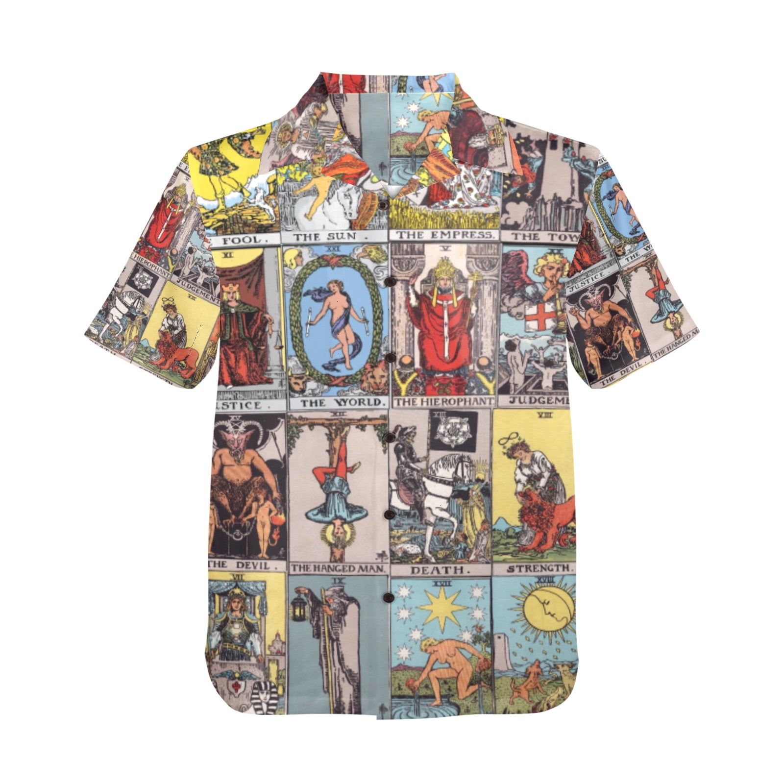 Men's All Over Print Hawaiian Shirt Made In USA Ships to USA Only