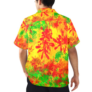 Men's All Over Print Hawaiian Shirt Made In USA Ships to USA Only
