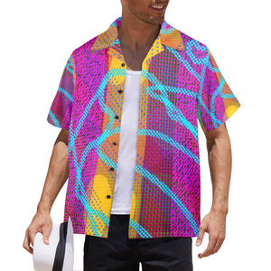 Men's All Over Print Hawaiian Shirt Made In USA Ships to USA Only