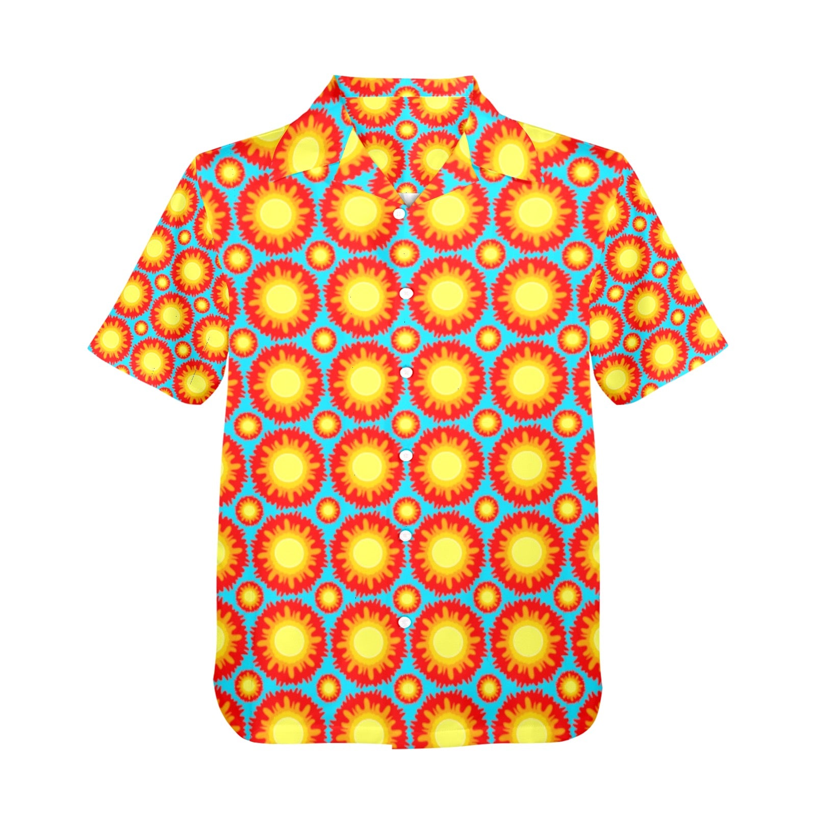 Men's All Over Print Hawaiian Shirt Made In USA Ships to USA Only
