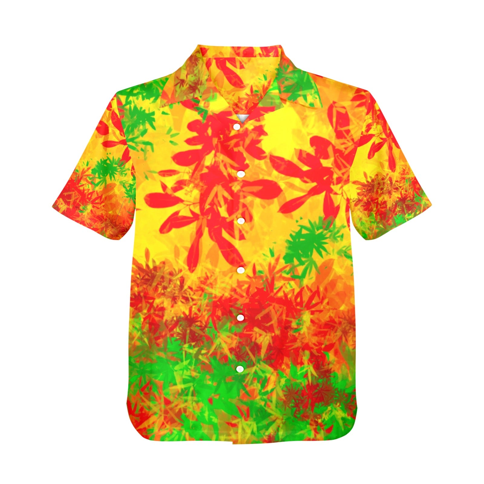 Men's All Over Print Hawaiian Shirt Made In USA Ships to USA Only